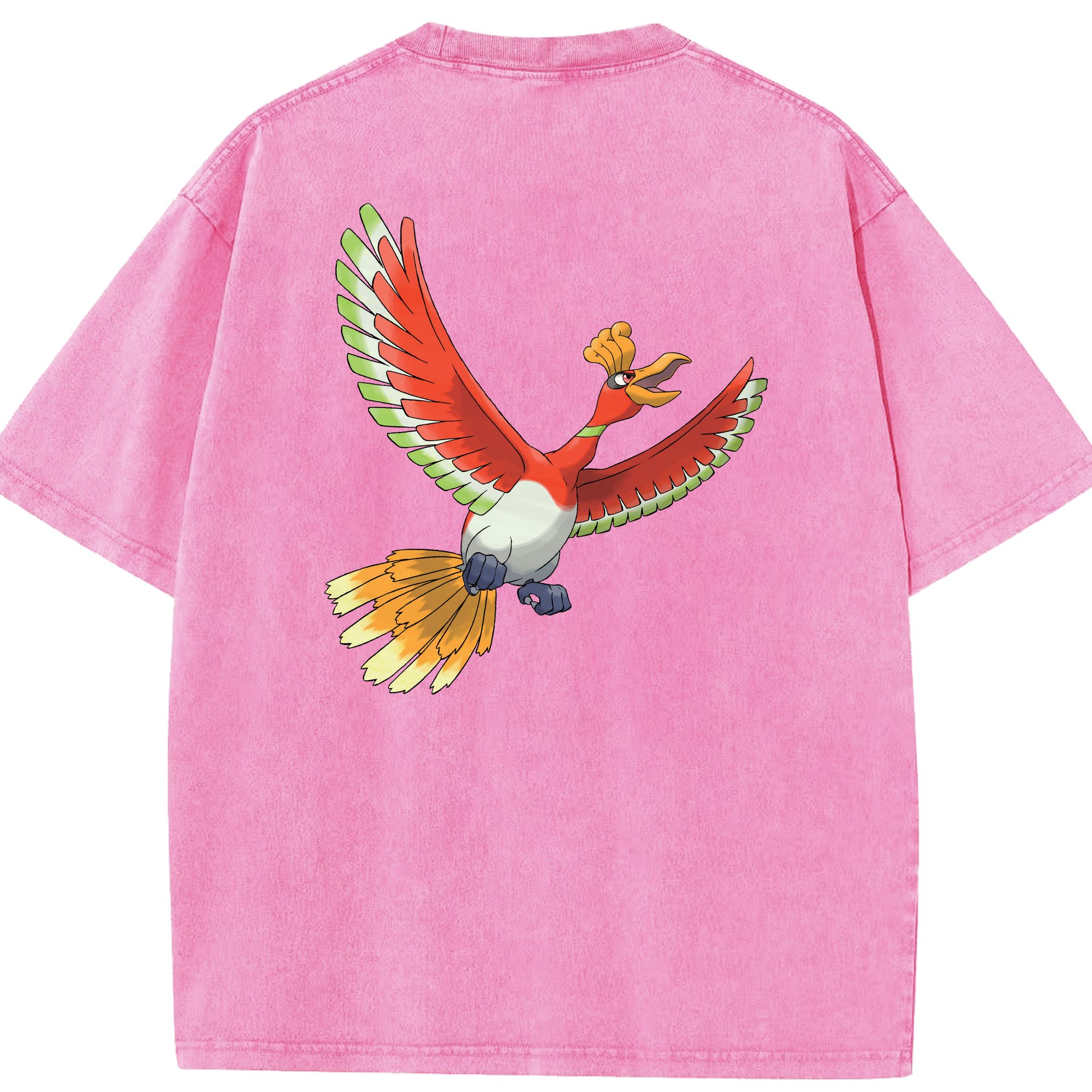 （画像用） ポケットモンスター Pokémon 綿100% ヴィンテージ風 半袖Tシャツ（背面プリント）